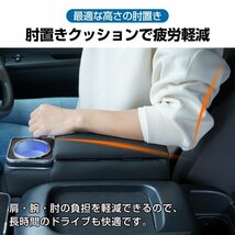 コンソールボックス アームレスト ハイエース 200系 コンソール ボックス センターコンソール 1～7型 車 LED USB充電 収納 肘掛け ee370_画像2