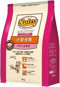 3キログラム (x 1) Nutro nutro ニュートロ ナチュラル チョイス 小型犬用 エイジングケア チキン&玄米 3kg