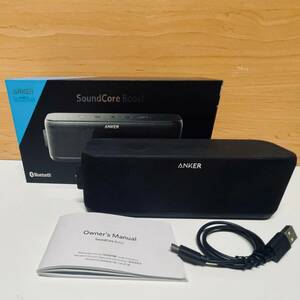 【中古品】Anker Soundcore Boost/Bluetooth スピーカー/20W出力/大音量/重低音/防水(IPX7)★モバイルバッテリーとしても・動作正常