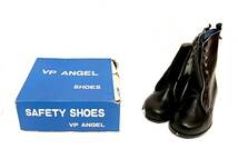 531219103　VP ANGEL　SAFETY SHOES　作業長網靴　安全靴　26.5cm　ブラック　工場　エンゼル_画像1