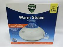 【新品】[Vicks] Warm Steam Vaporizer 1.5Gallon V150SGNLV2 / ヴィックス スチーム式加湿器 5.68リットル 22畳～34畳 (Y-605-3)_画像1