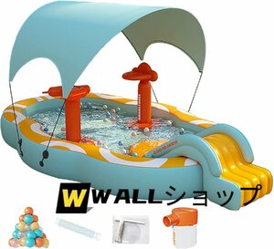  popular recommendation * pool large slipping pcs attaching home use vinyl air sunshade shade attaching for children pool high capacity folding type heat countermeasure safety less .-2.1M
