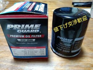 PRIMEGUARD　POF2500　高性能オイルフィルター　ACdelco　pf63相互品　キャデラックSRX、XT5、他