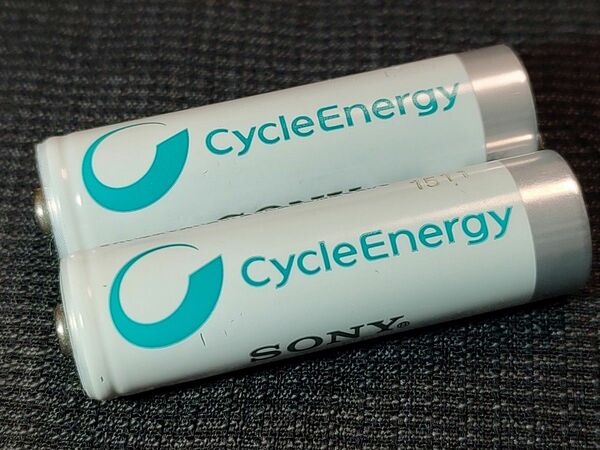 ソニー　SONY　ニッケル水素電池　CycleEnergy 単3形