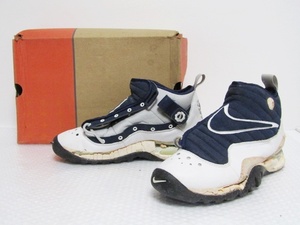 99年製 VTG NIKE AIR SHAKE ORIGINAL NAVY NUBUCK FINISH LINE EXCLUSIVE OG 630212-441 US11.5 ナイキ エアシェイク オリジナル 限定 レア