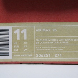 03年製 2003 VTG NIKE AIR MAX 95 ATMOS SMOLDER VIOTECH OG 306251-271 US11 ナイキ エアマックス アトモス オリジナル ビンテージ 別注の画像10