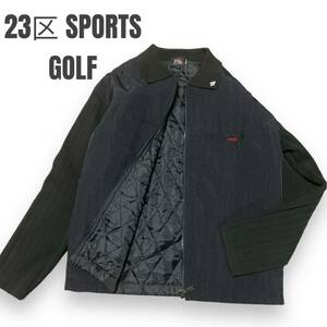 23区SPORTS GOLF ゴルフ　スポーツ　ブルゾン　中わた　内キルティング SPORTS オンワード樫山 ナイロンベース　中綿　アウター