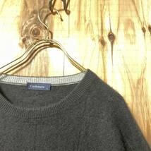 カシミヤニット cashmere 100% ゆったり　セーター　肌触り最高　黒 ニット　メンズ　M イトーヨーカドー　美品　ふわふわ_画像2