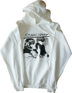 【新品】Sonic Youth Goo パーカー Mサイズ 8オンス グランジ オルタナ Nirvana バンドT シルクスクリーンプリント