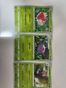 ポケモンカード　ケムッソ　マユルド　ドクケイル