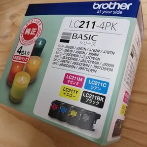 条件付ブラザー LC211-4PKインクカートリッジ 新品未使用