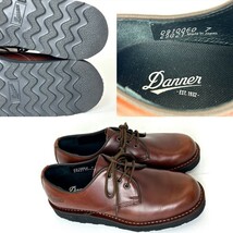 即決 使用少ない Danner ダナー メンズ 7 25cm程度 本革 レザー ショートブーツ 茶色 ブラウン カジュアル アメカジ シューズ 革靴 中古_画像10