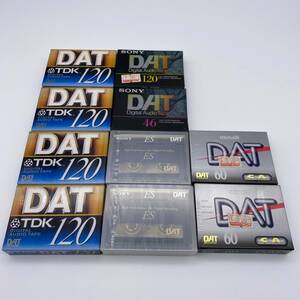 DATテープ メーカー、分数違い【未開封品】10本セット TDK/SONY/maxcell