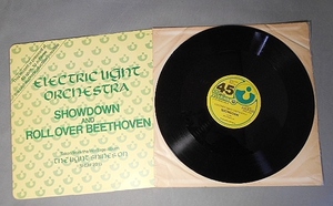 エレクトリック・ライト・オーケストラ　SHOWDOWN AND ROLLOVER BEETHOVEN ジェフリン在籍時代　初期レア　プロモ４５回転盤　高音質