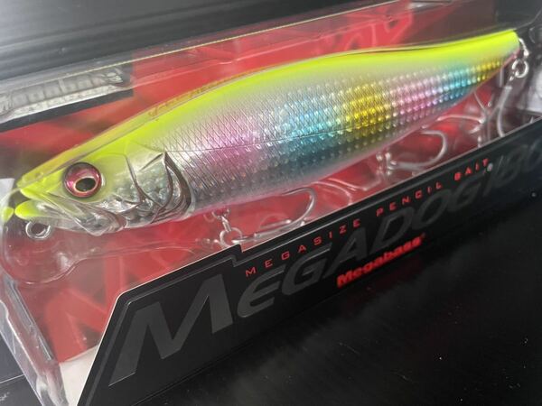 Megabass メガドッグ 180 チャートバックレインボー GG CHART BACK RAINBOW PB メガバス MEGADOG ビッグペンシル