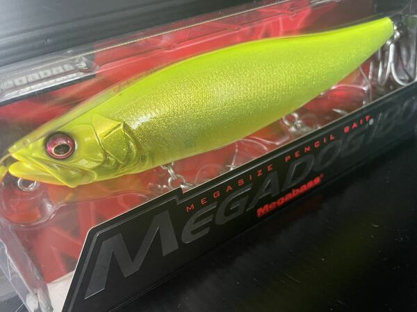 Megabass メガドッグ 180 ダブルチャート GLX DOUBLE CHART メガバス MEGADOG ビッグペンシル