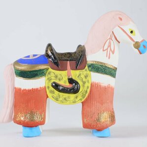 伏見人形 飾り馬 郷土玩具 大阪府 民芸 伝統工芸 風俗人形 置物の画像2