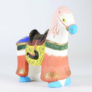 伏見人形 飾り馬 郷土玩具 大阪府 民芸 伝統工芸 風俗人形 置物の画像1