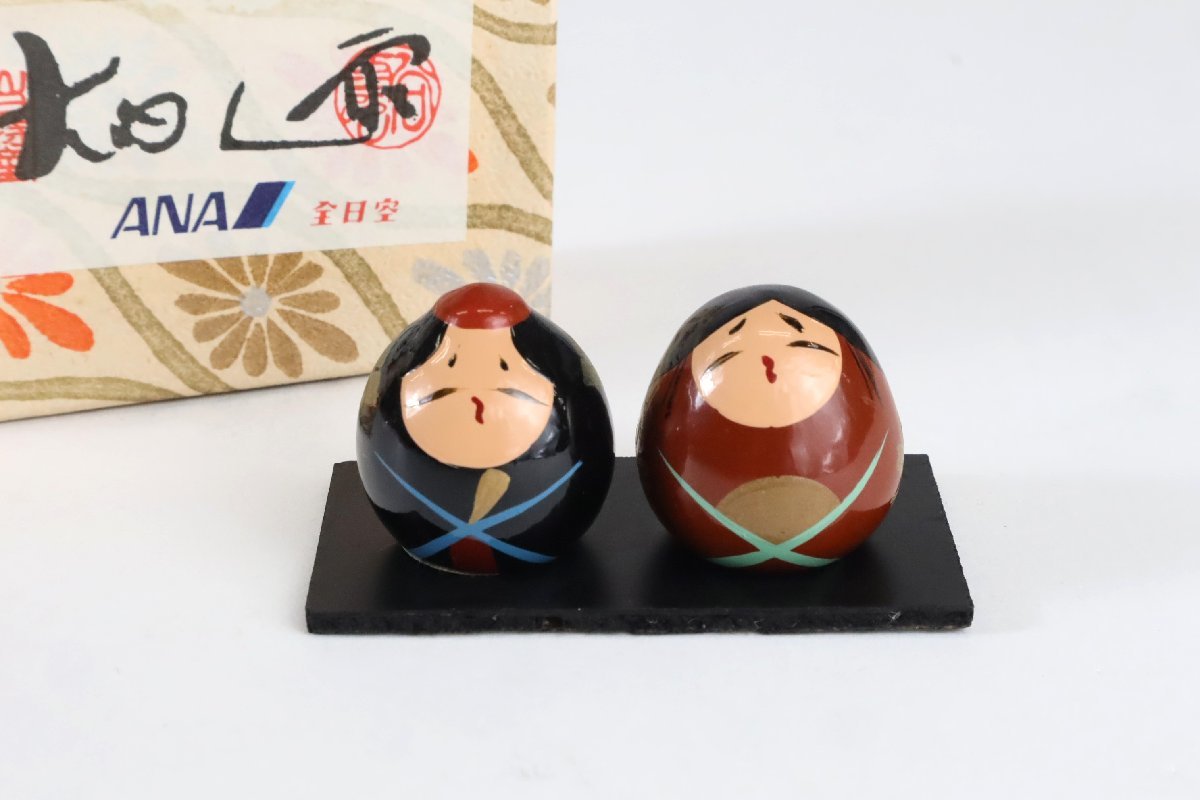 Rare ANA All Nippon Airways x Ouchi Doll Hinamatsuri Boarding Commemoration Hina Doll Local Toy Folk Craft Traditional Crafts Folk Doll Ornament, doll, Character Doll, Japanese doll, others