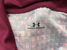 2166　【　UNDER ARMOUR　UAストーム1　】新品タグ付　フルジップジャケット　　サイズ：ＬＧ　色：レッド系柄入り_画像8