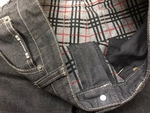 2196　【　BURBERRY　LONDON　】　デニムパンツ　　サイズ：40　　色：グレー_画像6