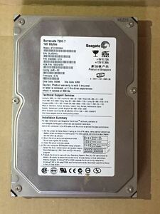 全国送料無料！Seagate 3.5inch HDD IDE 120GB ローレベルフォーマットと不良セクタチェック後、正常動作確認済み