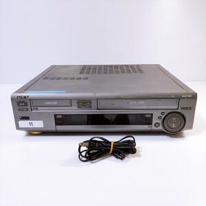 SONY ソニー WV-H5 VHS Hi8 ビデオデッキ Wデッキダブルビデオデッキ 8mm 映像機器 通電確認済みジャンク