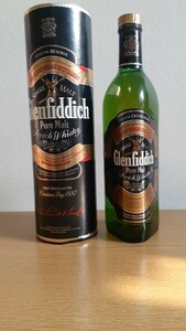 古酒　未開栓　Glenfiddich グレンフィディック ピュアモルト Pure Malt スコッチ ウイスキー 筒入り 750ml43%