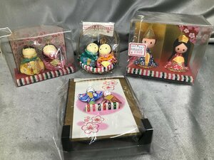 01-23-633 ◎G　未使用品　節句用品 桃の節句 ひな祭り用品 ひな祭り ひな祭り飾り インテリア 小物 4種類