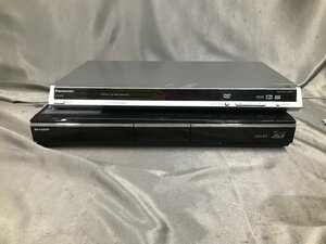 01-29-823 ◎AP　中古品　ジャンク扱い ブルーレイディスクレコーダー SHARP Panasonic VA5FB031874 2点セット