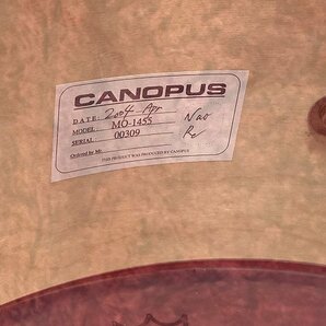 01-26-921 ★AO 楽器 音楽 演奏 CANOPUS DRUMS カノウプス MO-1455 スネアドラム  中古の画像4