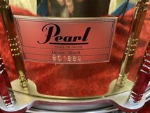 01-26-922 ★AO 楽器 音楽 演奏 スネアドラム　Pearl　パール　COATED AMBASSADOR　中古品_画像2