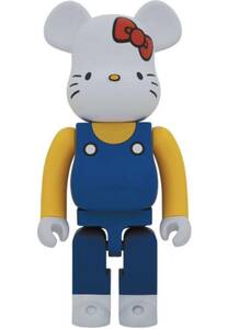 BE@RBRICK WORLD WIDE TOUR 3 in HONG KONG medicom toy HELLO KITTY 青オーバーオール版 1000％ ベアブリック キティちゃん ハローキティ