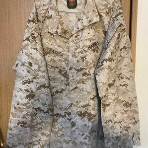 米軍放出品 実物 USMC 米海兵隊 MARPAT マーパット デジタル デザート迷彩 ジャケット 
