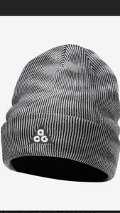 ナイキ ACG ピーク ビーニー ハット Nike ACG Peak Beanie Hat black/white 57-59cm 送料込み