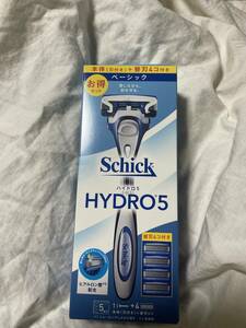 大人気 schick HYDRO5 シック ハイドロ5 替刃 4個 ホルダー付き 五枚刃 メンズ 脱毛 髭剃り 男子 男性 ボーイズ お得 激安 処分e