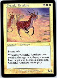 FOIL/優雅なアンテロープ/Graceful Antelope/オデッセイ/英語版/MTG１枚 [FC]