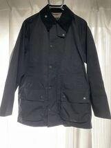 Barbour ビデイル Bedale 38 バブアー　ノンオイル ブラック　38_画像1