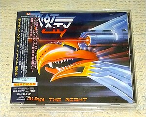 ★ RIOT CITY ライオット・シティ 「BURN THE NIGHT」★ ENFORCER EVIL INVADER SKULL FIST JUDAS PRIEST IRON MAIDEN MEGADETH 