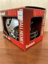 Riddell社製 NFL ミニヘルメット / ロサンゼルス　レイダース　RAIDERS_画像9