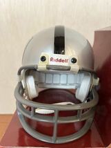 Riddell社製 NFL ミニヘルメット / ロサンゼルス　レイダース　RAIDERS_画像3