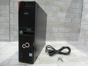 ▲01198 新TTPC 1174m 保証有 富士通【 PRIMERGY TX1320 M3 】【 Xeon E3-1220 v6 3.0GHz / 2TB SATA 2.5インチ×2 / 32.0GB / OS無 】鍵付