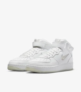 NIKE AIR FORCE 1 MID '07 DZ2672-101 エア フォース ジュエルスウッシュ 白 US9