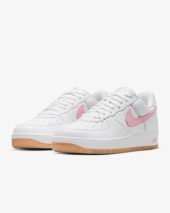 NIKE AIR FORCE 1 LOW RETRO DM0576-101 エア フォース ロー レトロ ガムソール 白×桃 US10