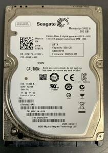 Seagate製 2.5inch HDD ST9500325AS 500GB