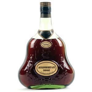 ヘネシー Hennessy ジャズ ヘネシー エクストラ グリーンボトル 金キャップ 700ml ブランデー コニャック 【古酒】