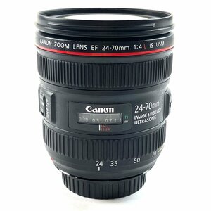 キヤノン Canon EF 24-70mm F4L IS USM 一眼カメラ用レンズ（オートフォーカス） 【中古】