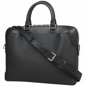 ルイ・ヴィトン Louis Vuitton オリバー 2WAY ショルダーバッグ ブリーフケース ビジネスバッグ エピ ノワール M51689 メンズ 中古