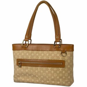 ルイ・ヴィトン Louis Vuitton ルシーユ PM トートバッグ ショルダーバッグ ハンドバッグ モノグラムミニ ベージュ M92684 レディース 中古