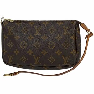 ルイ・ヴィトン Louis Vuitton ポシェット アクセソワール コスメ アクセサリーポーチ モノグラム ブラウン M51980 レディース 【中古】